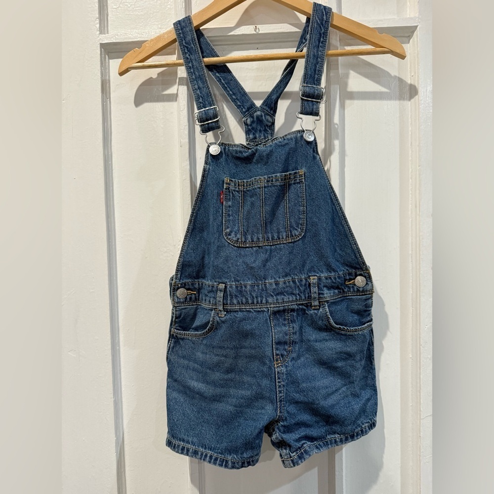 Levi's Dark Blue Denim Overalls